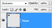 layer mode to exclusion